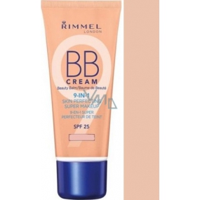 Rimmel London Beauty Balm 9v1 SPF25 BB krém 01 Light 30 ml