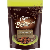 Poex Choco Exclusive Lískové ořechy v mléčné čokoládě 175 g