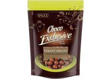 Poex Choco Exclusive Lískové ořechy v mléčné čokoládě 175 g