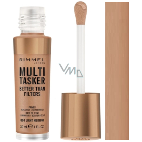 Rimmel London Multi-Tasker Better Than Filters 3v1 dlouhotrvající tónující make-up 004 Light-Medium 30 ml