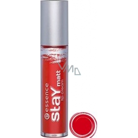 Essence Stay Matt Lip Cream lesk na rty 04 Silky Red 4 ml