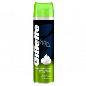 Gillette Classic Lemon Lime pěna na holení pro muže 200 ml