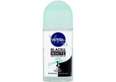 Nivea Invisible Black & White Fresh kuličkový antiperspirant deodorant roll-on pro ženy 50 ml