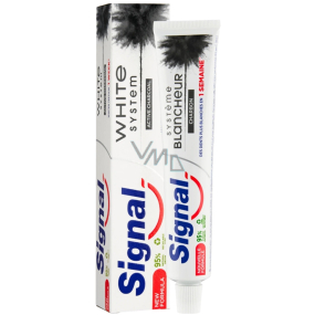 Signal White System Charcoal zubní pasta 75 ml