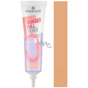 Essence Primer 5v1 Wonder Full podklad pod make-up 10 Light - Medium 30 ml