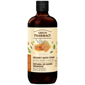 Green Pharmacy Manuka med a olivový olej krémová pěna do koupele 500 ml