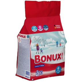 Bonux White Polar Ice Fresh 3v1 prací prášek na bílé prádlo 72 dávek 4,68 kg