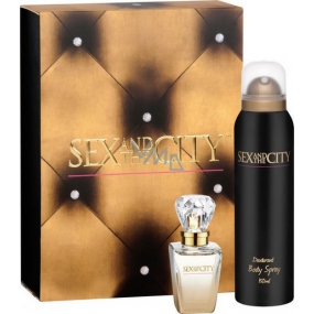 Sex and The City Sex and The City parfémovaná voda pro ženy 30 ml + tělové mléko 150 ml, dárková sada