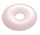 Růženín Donut přírodní kámen 30 mm, kámen lásky