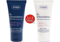 Ziaja Acai Berry SPF 10 ochranný, zklidňující denní pleťový krém 50 ml + Acai Berry vyživující regenerační krém na obličej a krk 50 ml, duopack