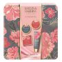 Baylis & Harding Boudoire Tropical Paradise sprchový krém 50 ml + tělové máslo 50 ml + krém na ruce 50 ml + tuhé mýdlo 50 g + plechová dóza, kosmetická sada pro ženy