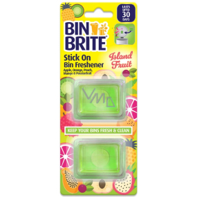 Bin Brite Island Fruit nalepovací osvěžovač do koše 2 kusy