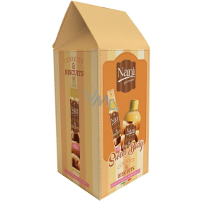 Naní Cookies & Biscuits tělová mlha 75 ml + sprchový gel 300 ml, kosmetická sada pro ženy