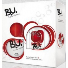 B.U. Heartbeat toaletní voda 50 ml + deodorant sprej 150 ml, pro ženy dárková sada