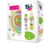 B.U. Hippy Soul deodorant sprej 150 ml + sprchový gel 250 ml, pro ženy dárková sada