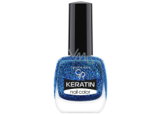 Golden Rose Keratin Nail Color Glitter lak na nehty 413 10,5 ml