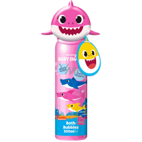 Pinkfong Baby Shark pěna do koupele + hračka růžová 300 ml