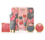 Baylis & Harding Boudoire Tropical Paradise sprchový krém 50 ml + tělové máslo 50 ml + krém na ruce 50 ml + tuhé mýdlo 50 g + plechová dóza, kosmetická sada pro ženy