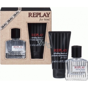 Replay for Him toaletní voda 30 ml + sprchový gel 50 ml, dárková sada