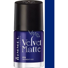 Rimmel London Velvet Matte Nail Polish 015 Midnight Kiss 12 ml