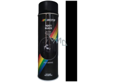 Motip Matt Black černý matný akrylový lak 500 ml