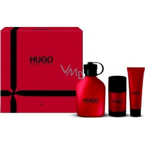 Hugo Boss Hugo Red Man toaletní voda 150 ml + deodorant stick 75 ml + sprchový gel 50 ml, dárková sada