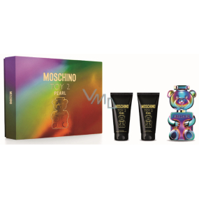 Moschino Toy 2 Pearl parfémovaná voda pro ženy 50 ml + tělové mléko 50 ml + sprchový gel 50 ml, dárková sada unisex