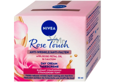 Nivea Rose Touch Anti-wrinkle denní krém proti vráskám 50 ml