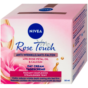 Nivea Rose Touch Anti-wrinkle denní krém proti vráskám 50 ml