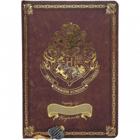 Epee Merch Harry Potter - Bradavické koleje Blok A5 21 x 14,8 cm premium červený