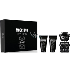 Moschino Toy Boy parfémovaná voda 50 ml + balzám po holení 50 ml + sprchový gel 50 ml, dárková sada pro muže