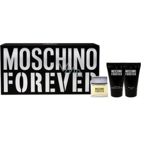 Moschino Forever for Men toaletní voda 4,5 ml + sprchový gel 25 ml + balzám po holení 25 ml