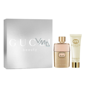 Gucci Guilty Pour Femme parfémovaná voda 50 ml + tělové mléko 50 ml, dárková sada pro ženy