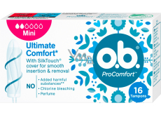 o.b. ProComfort Mini with Dynamic Fit tampony 16 kusů