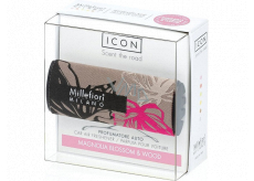 Millefiori Milano Icon Magnolia Blossom & Wood - Květy magnólie a Dřevo vůně do auta Textil Floral voní až 2 měsíce 47 g