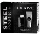 La Rive Steel Essence toaletní voda 100 ml + sprchový gel 100 ml, dárková sada pro muže