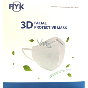 Respirátor Ryk 3D Facial Protective KN95 obličejová maska 22 kusů