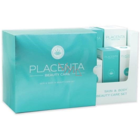 Regina Placenta čisticí mléko 200 ml + pleťové tonikum 200 ml + denní krém 50 ml + noční krém 50 ml + revitalizační sérum 30 ml + krém na ruce 60 ml, kosmetická sada