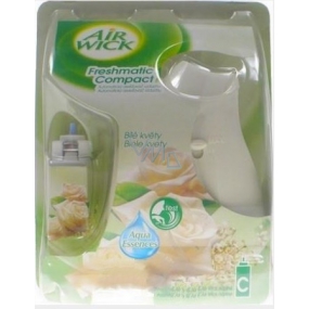 Air Wick FreshMatic Compact Bílé květy automatický osvěžovač komplet 24 ml