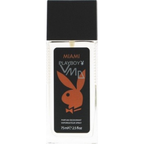 Playboy Miami parfémovaný deodorant sklo pro muže 75 ml