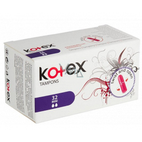 Kotex Mini tampony 32 + 8 kusů