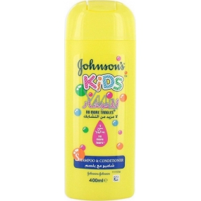 Johnsons Kids No More Tangles 2v1 šampon a kondicionér pro děti 400 ml