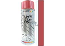 Motip Very Well Metallic 918582 červená metalíza akrylový lak 400 ml