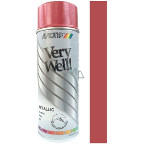 Motip Very Well Metallic 918582 červená metalíza akrylový lak 400 ml