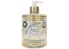 Jeanne en Provence Jasmin Secret - Tajemství Jasmínu mycí gel na ruce dávkovač 500 ml