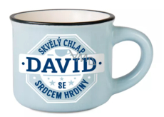 Albi Espresso hrneček David - Skvělý chlap se srdcem hrdiny 45 ml