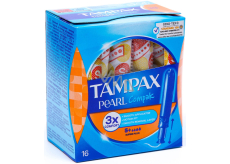 Tampax Compak Pearl Super Plus dámské tampony s aplikátorem 16 kusů