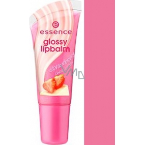 Essence Glossy Lipbalm balzám na rty s leskem 01 Strawberry Cheesecake 8 ml