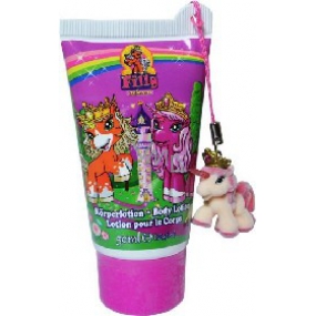 Filly Unicorn tělové mléko s přívěškem na mobil 50 ml