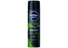 Nivea Men Deep Black Carbon Amazonia antiperspirant deodorant sprej pro muže 150 ml